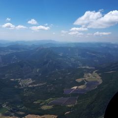Flugwegposition um 12:46:50: Aufgenommen in der Nähe von Département Hautes-Alpes, Frankreich in 2156 Meter